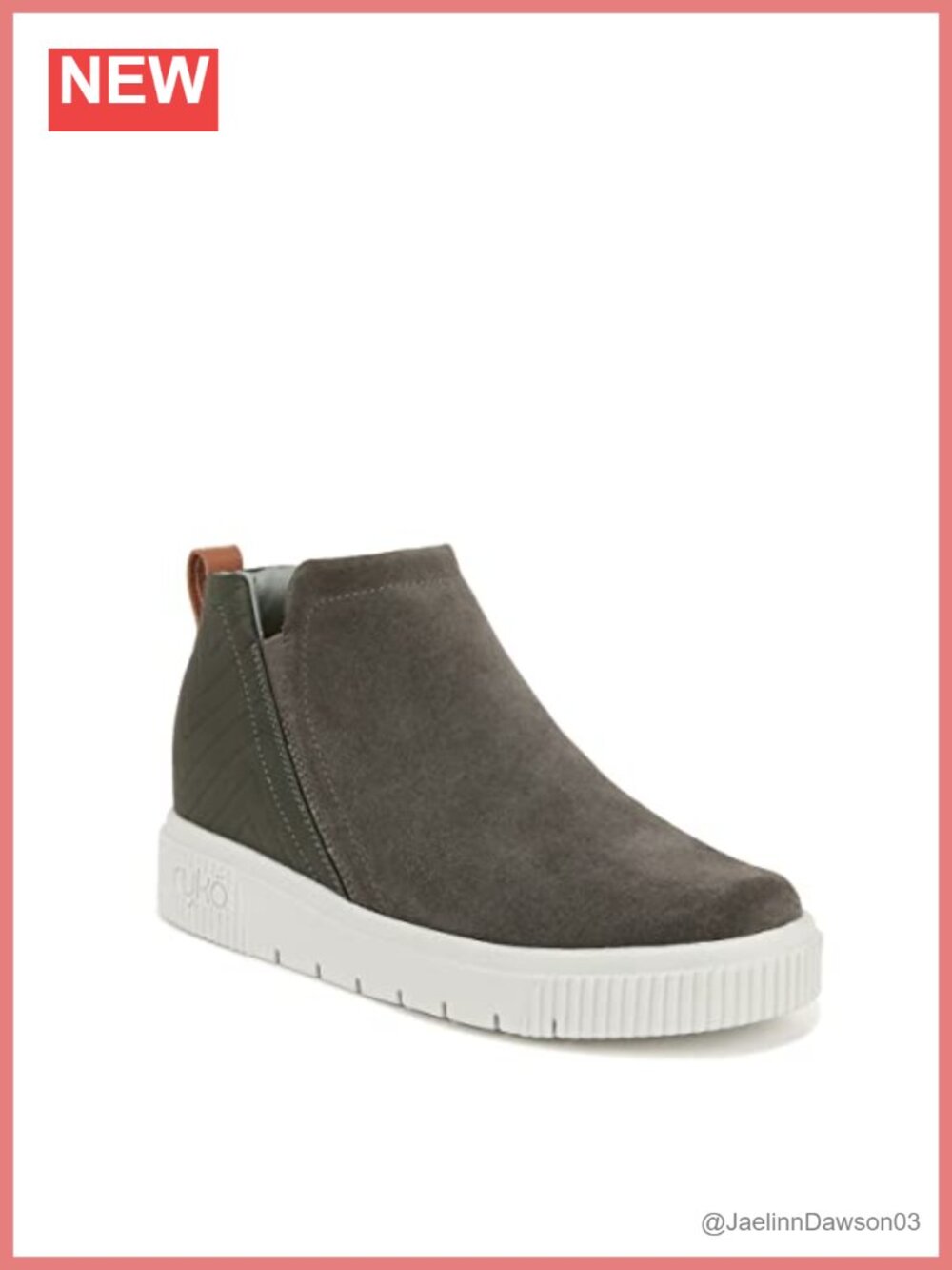 Ryka Vera 2 Women's Suede Wedge Sneaker Bootie Ankle Boot